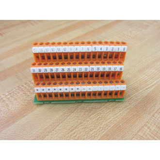 Weidmuller 601135 Terminal Board LR82859 - Used