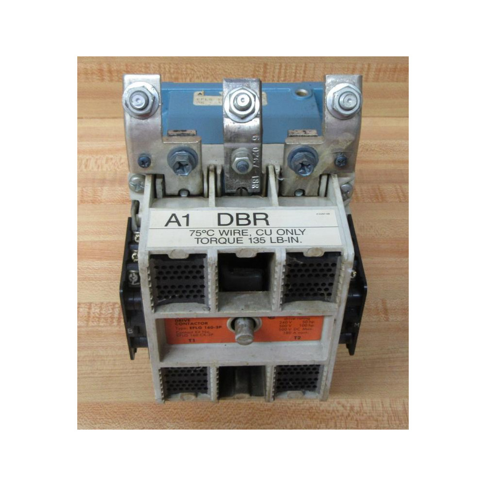 Asea Brown Broveri EFLG 160-3P ABB Contactor EFLG1603P WO Center Contact - Used