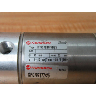 Norgren RT57240M25 Double Acting Cylinder RT57240M25 - New No Box