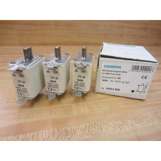 Siemens 3NA3 836 LV HRC-Fuse Link 3NA3836 (Pack of 3) Siemens 3NA3 836 LV HRC-Fuse Link 3NA3836 (Pack of 3)