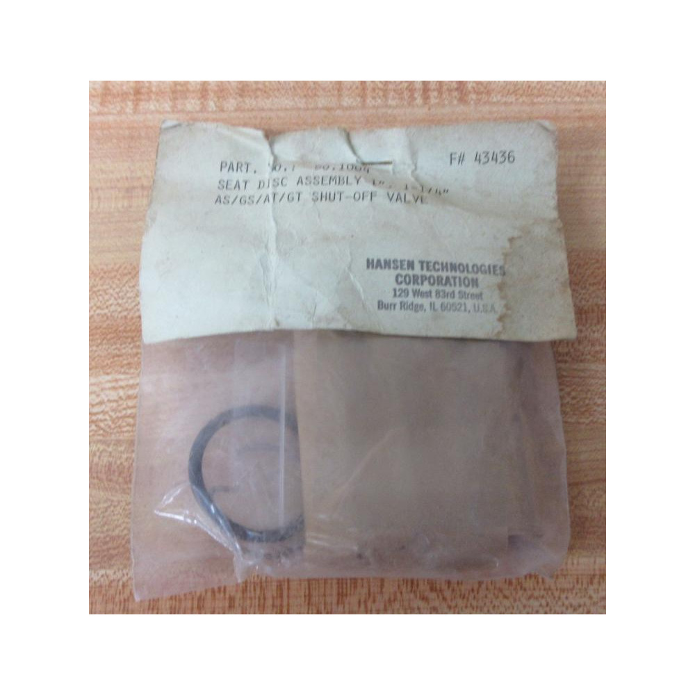 Hansen Technologies 50.1004 Seat Disc Assembly 501004