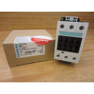 Siemens 3RT1034-3AL20 3P Power Contactor 3RT10343AL20