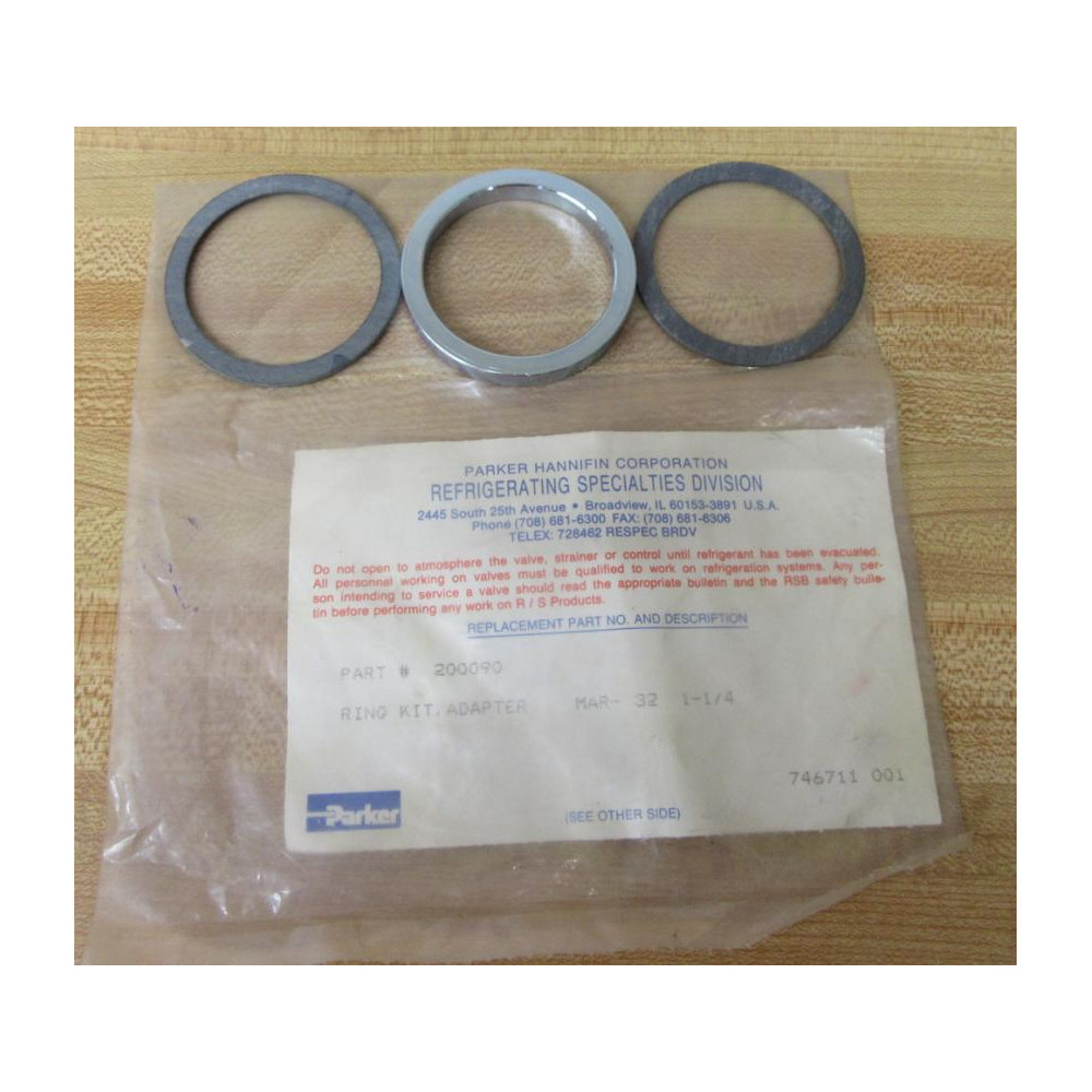 Parker 2000090 Adapter Ring Kit