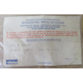 Parker 2000090 Adapter Ring Kit