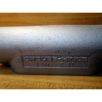 Crouse & Hinds C 47 Conduit Body C47 - New No Box