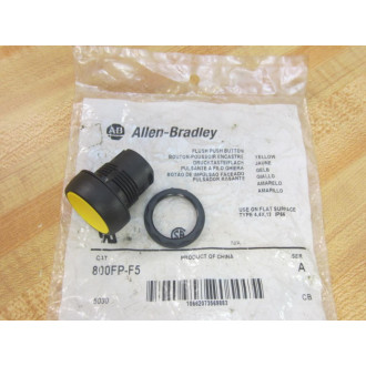 Allen Bradley 800FP-F5 Yellow Button 800FPF5