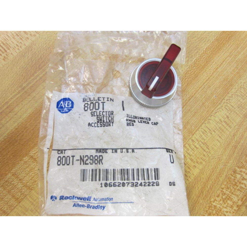 Allen Bradley 800T-N298R Illum.Knob Lever Cap 800TN298R
