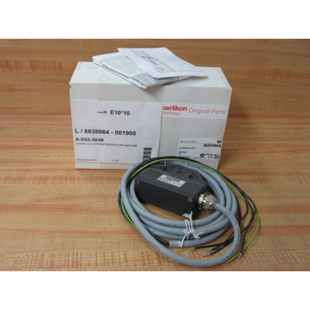 Euchner N1AR502-MC1690 Limit Switch N1AR502MC1690 Euchner N1AR502-MC1690 Limit Switch N1AR502MC1690