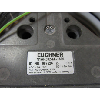 Euchner N1AR502-MC1690 Limit Switch N1AR502MC1690 Euchner N1AR502-MC1690 Limit Switch N1AR502MC1690