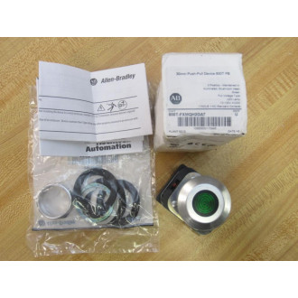 Allen Bradley 800T-FXMQH2GA7 Green Push-Pull Device 800TFXMQH2GA7