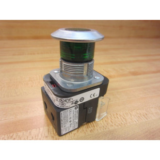 Allen Bradley 800T-FXMQH2GA7 Green Push-Pull Device 800TFXMQH2GA7