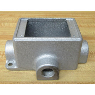 Crouse & Hinds FDCT1 Single Gang Box Silver - New No Box