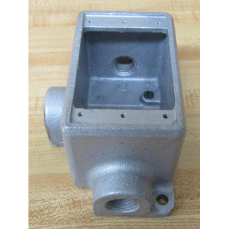 Crouse & Hinds FDCT1 Single Gang Box Silver - New No Box