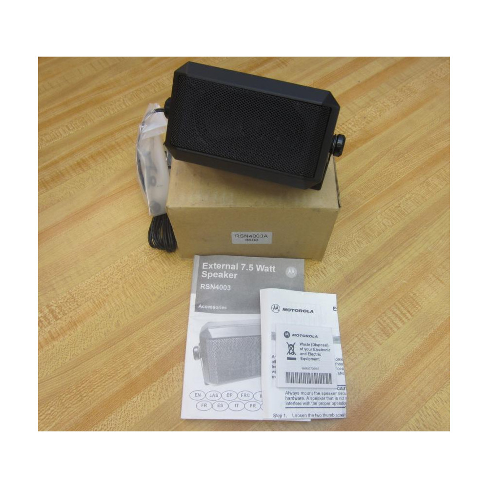 Motorola RSN4003A 7.5W External Speaker RSN4003a Motorola RSN4003A 7.5W External Speaker RSN4003a