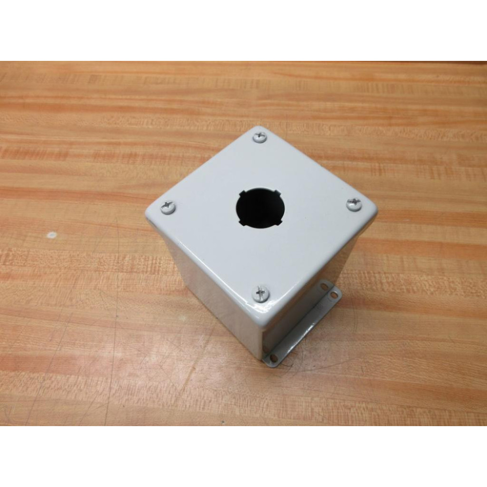 Hoffman E-1PBX Push Button Enclosure E1PBX Painted WWire - Used Hoffman E-1PBX Push Button Enclosure E1PBX Painted WWire - Used