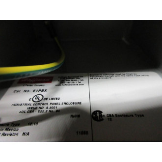 Hoffman E-1PBX Push Button Enclosure E1PBX Painted - Used
