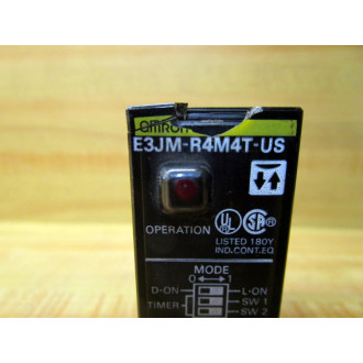 Omron E3JM-R4M4T-US Photoelectric Sensor E3JMR4M4TUS Cracked Housing - Used