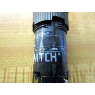 Alcoswitch 16 SL Square Illuminated Pushbutton Switch 16SL Reads: Spindle Stop - Used