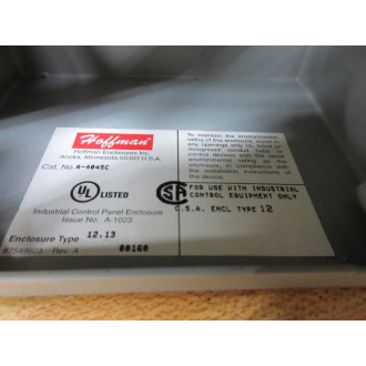 Hoffman A-404SC JIC Box 54300 - Used