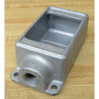 Crouse & Hinds FS1 Cast Device Box 12" Exterior Mount - New No Box