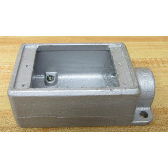Crouse & Hinds FS1 Cast Device Box 12" Exterior Mount - New No Box