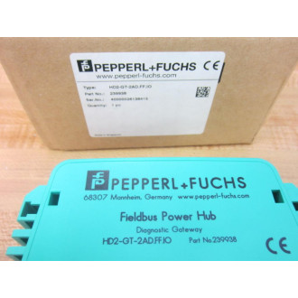 Pepperl + Fuchs HD2-GT-2AD.FF.IO Fildbus Power HubDiagnostic Gateway 239938