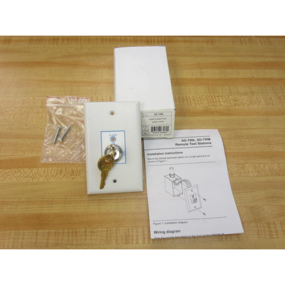 Edwards Signaling SD-TRK Remote ResetTest Station SDTRK Edwards Signaling SD-TRK Remote ResetTest Station SDTRK