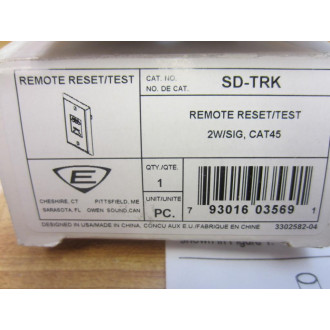 Edwards Signaling SD-TRK Remote ResetTest Station SDTRK