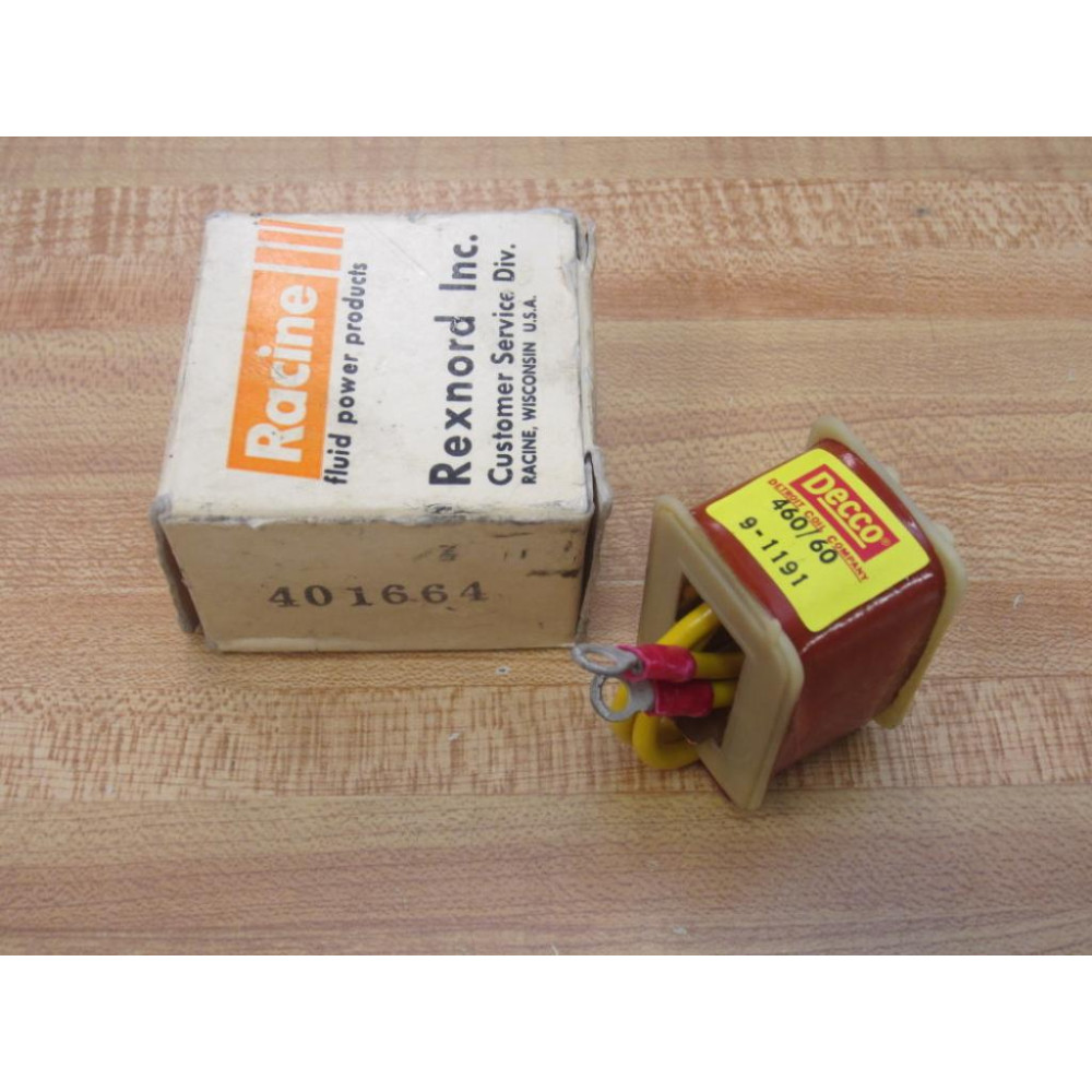 Decco 9-1191 Solenoid Coil Control 91191 46060 Racine 401664 Decco 9-1191 Solenoid Coil Control 91191 46060 Racine 401664