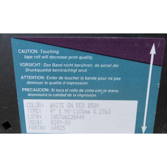 Brady Y1381998 VersaPrint Label 142771 - Used