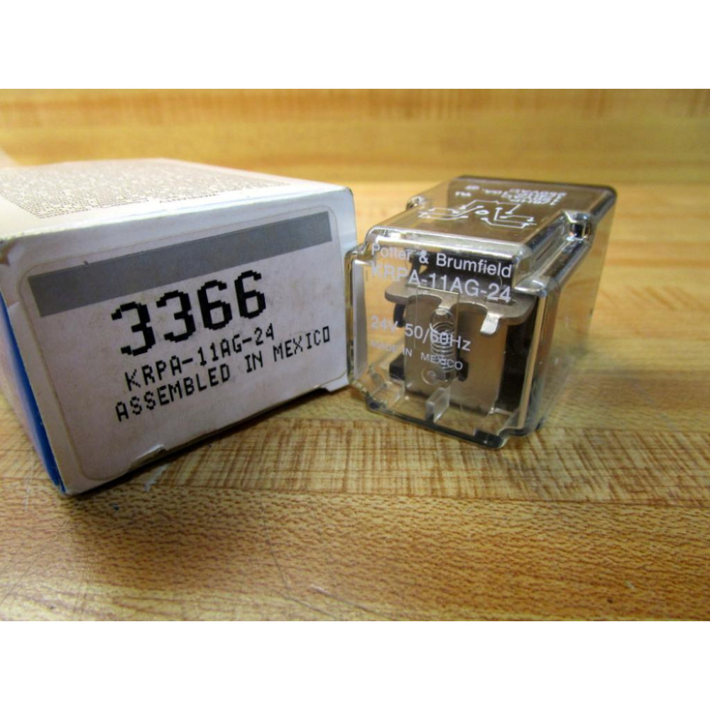 Potter & Brumfield KRPA-11AG-24V AC Relay KRPA-11AG-24VAC