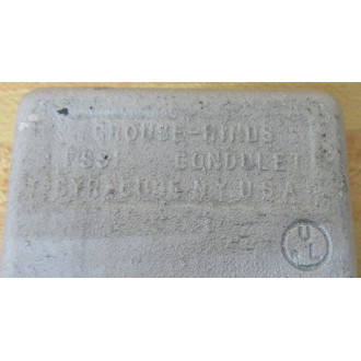 Crouse - Hinds FSS1 Device Box - New No Box