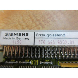 Siemens 6FX1138-5BB03 CPU Board 570 385 9302.01 Non-Refundable - Parts Only