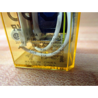 IDEC RR3PA-UL-AC120V Relay RR3PA-UL-120V