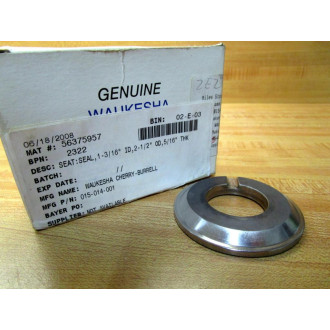Waukesha 015-014-001 Cherry-Burrell Seat Seal 015014001