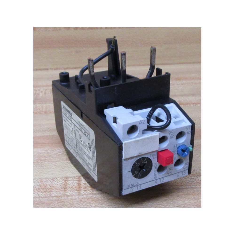 Siemens 3UA5500-2D Overload Relay 3UA55002D - Used