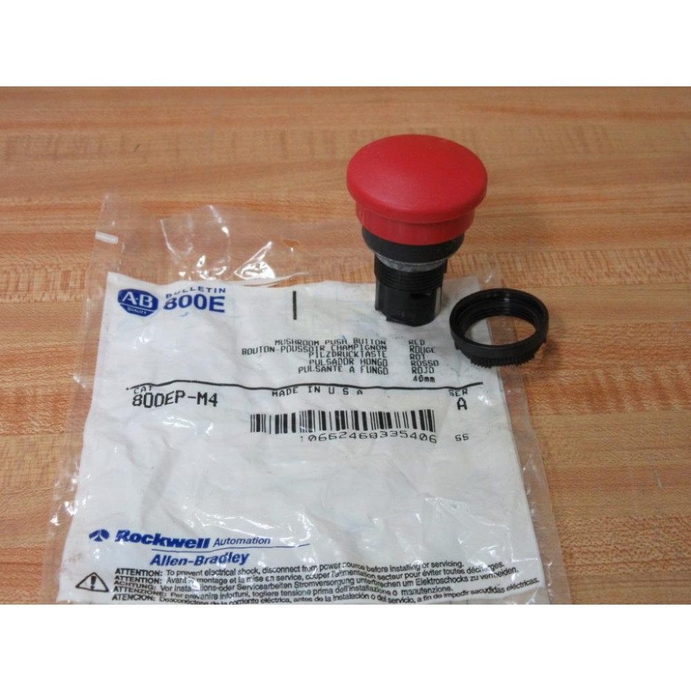 Allen Bradley 800EP-M4 Red Button 800EPM4