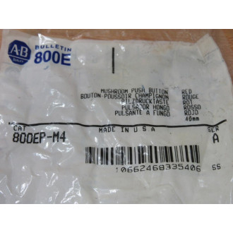 Allen Bradley 800EP-M4 Red Button 800EPM4