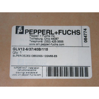 Pepperl + Fuchs GLV12-63740B115 Retroreflective Sensor 084774