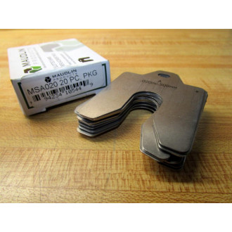 Maudlin Products MSA020 Slotted Shims (Pack of 20)