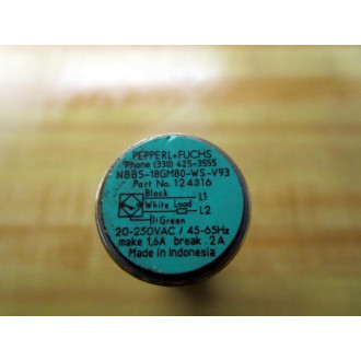 Pepperl + Fuchs NBB5-18GM80-WS-V93 Proximity Switch - Used