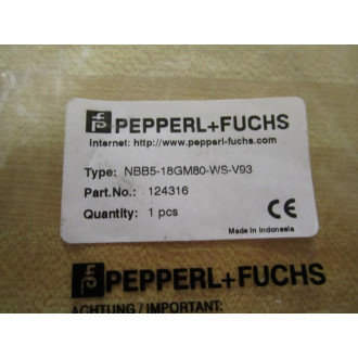 Pepperl + Fuchs NBB5-18GM80-WS-V93 Proximity Switch