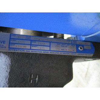 Jamesbury 815W112236XZ Wafer-Sphere Valve 10" - New No Box