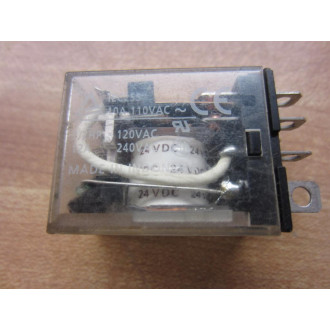Omron LY2N Relay . LY2N-24V DC Coil 24VDC - Used