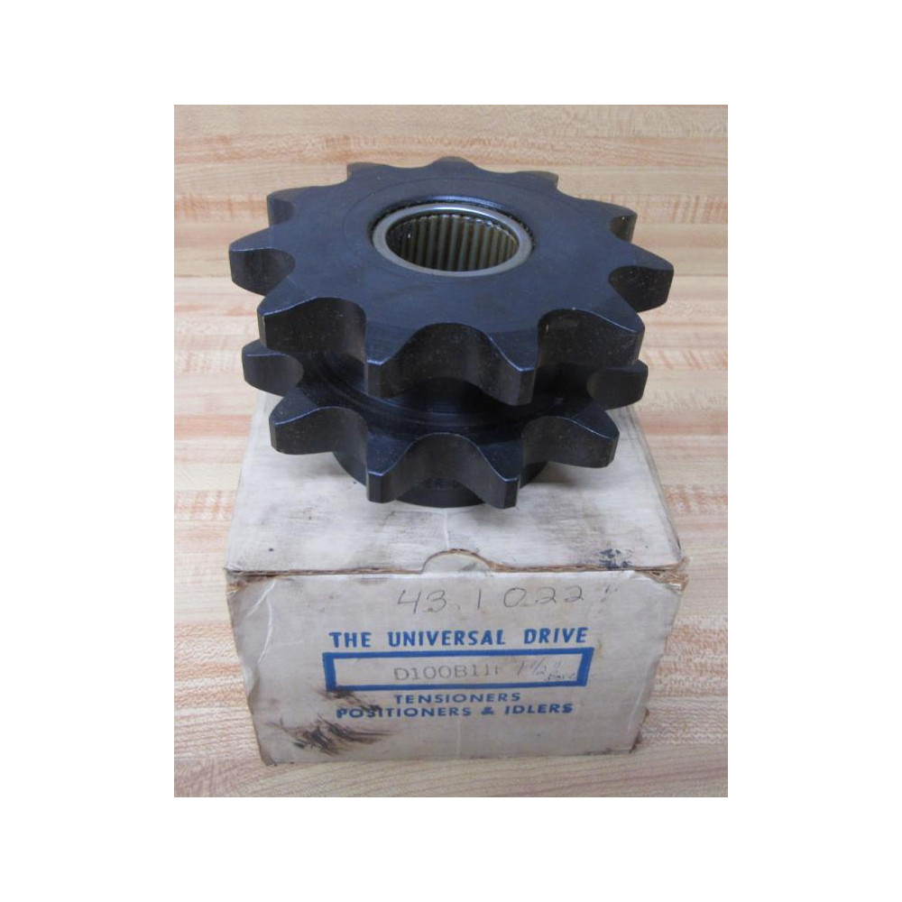 Brewer Machine & Gear D100B11F Idler Sprocket D100B11