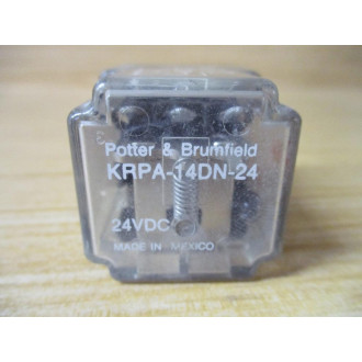 Potter & Brumfield KRPA-14DN-24V DC Relay KRPA-14DN-24VDC - Used
