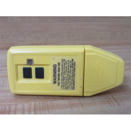 Hubbell GFP5266CY Ground Fault GFCI Plug