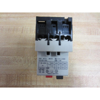 AEG 910-201-203 Starter MBS25  254189 0.4 To 0.63A - Used