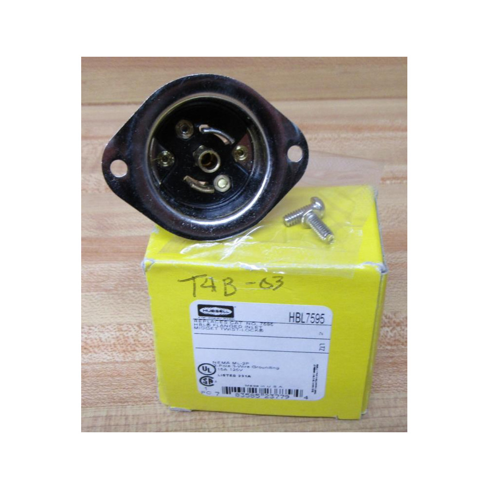 Hubbell HBL7595 Power Entry Connector Hubbell HBL7595 Power Entry Connector