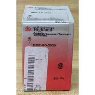3M Highland DMF-XO-2525 Non-Insulated Terminal DMFXO2525 (Pack of 350)